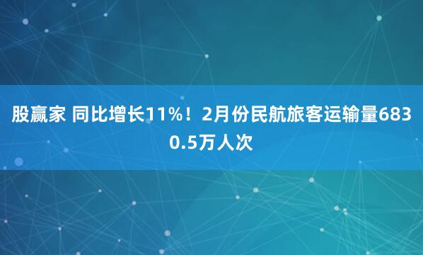 股赢家 同比增长11%！2月份民航旅客运输量6830.5万人次